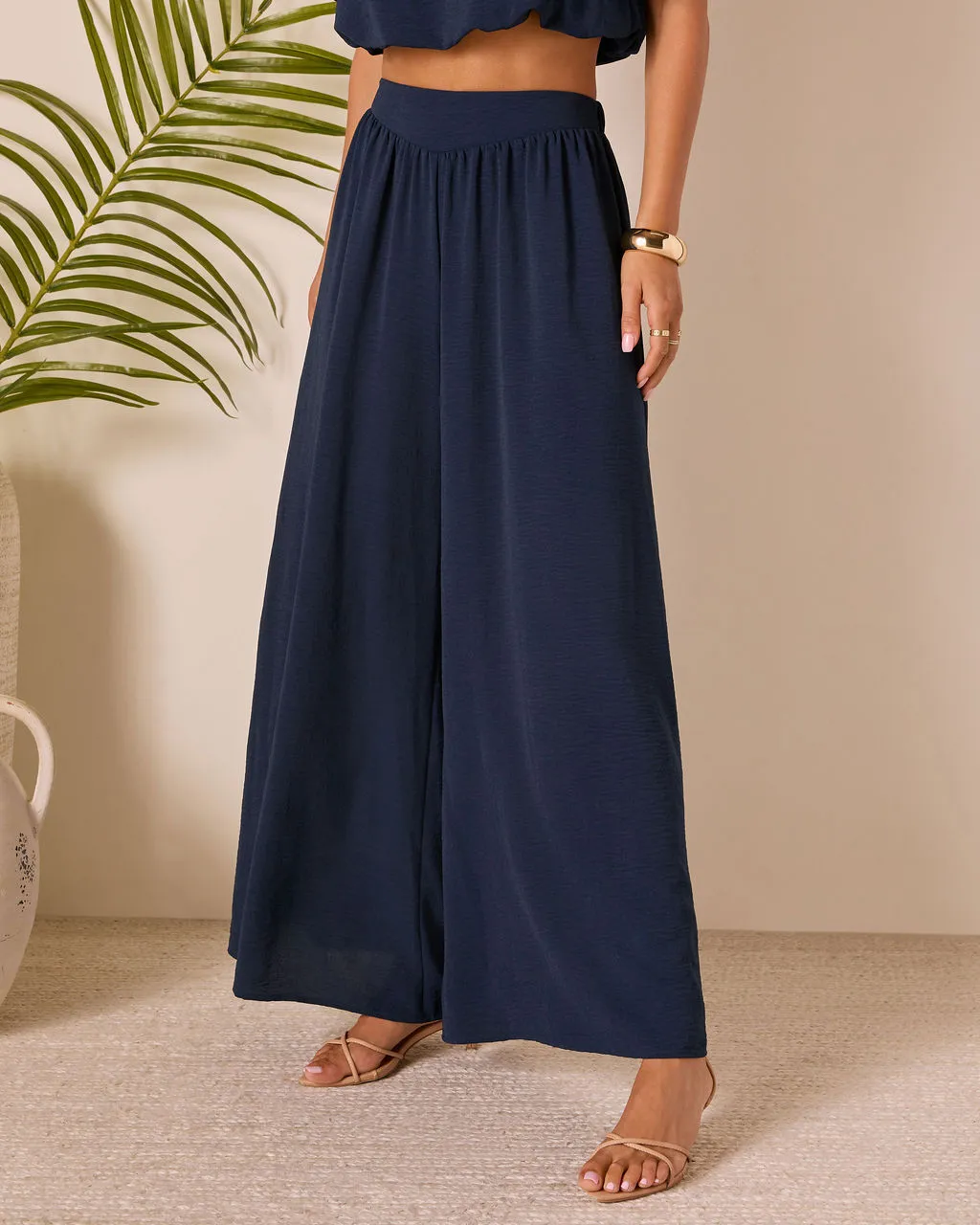 Island Sway Pleated Wide Leg Pants sold by Vici product image thumbnail 3