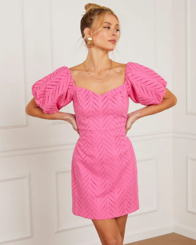 Lila Off the Shoulder Mini Dress sold by Vici