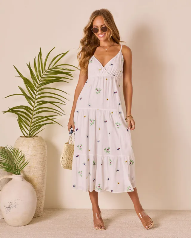 Sea Song Floral Maxi Dress sold by Vici