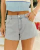Linsie Denim Shorts sold by Vici