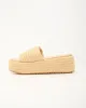 Klein Raffia Platform Sandals sold by Vici