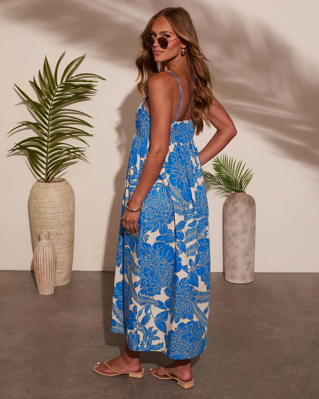 Cool Water Abstract Maxi Dress sold by Vici product image thumbnail 4
