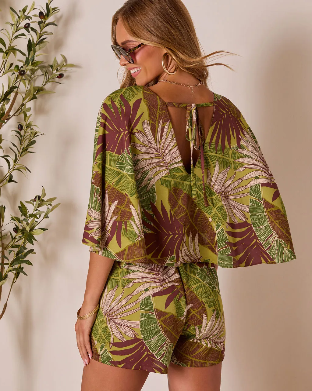 Brinklie Kimono Sleeve Romper sold by Vici product image thumbnail 4