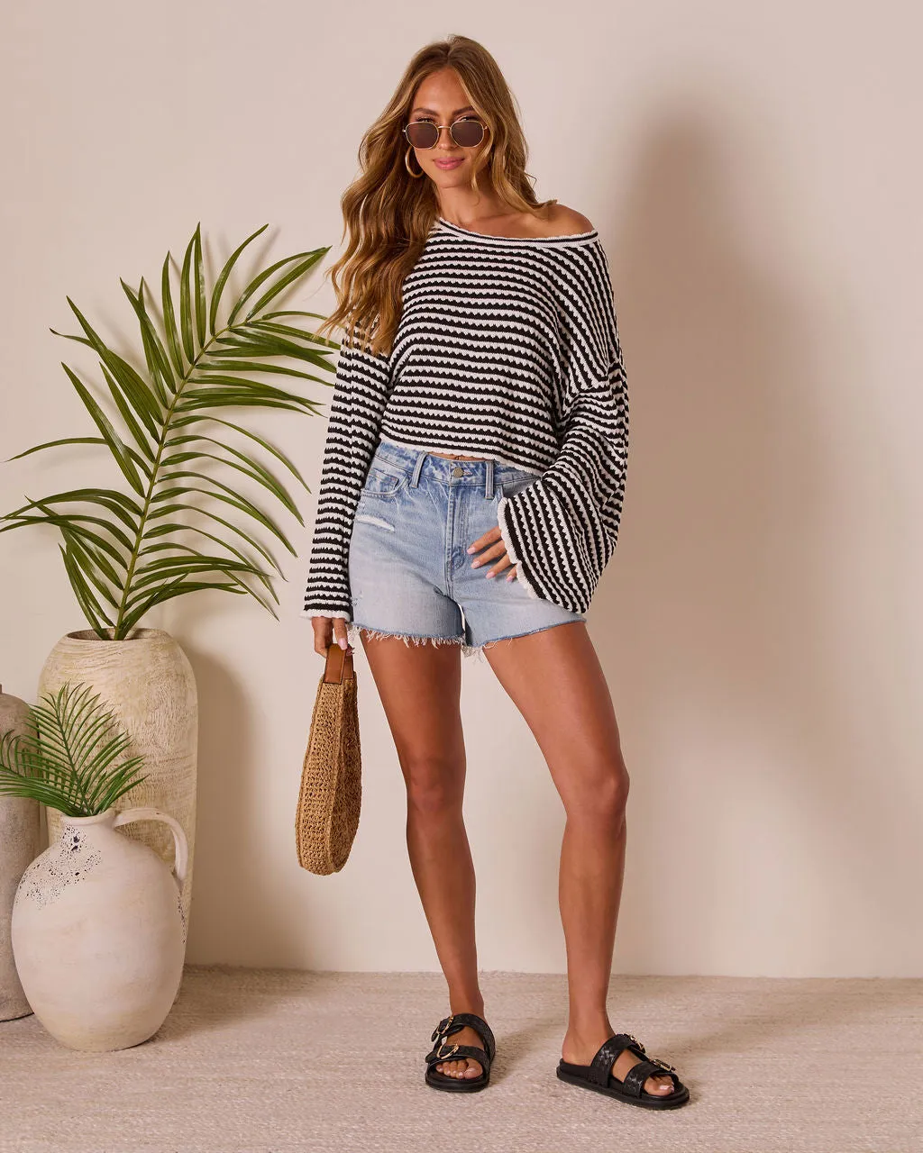 Raymar Contrast Stripe Sweater sold by Vici product image thumbnail 2