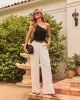 Sloane Contrast One Shoulder Top sold by Vici