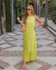 Seaglass Skies Halter Maxi Dress sold by Vici
