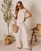 Grecian Glow Linen Wide Leg Pants sold by Vici