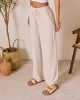 Grecian Glow Linen Wide Leg Pants sold by Vici
