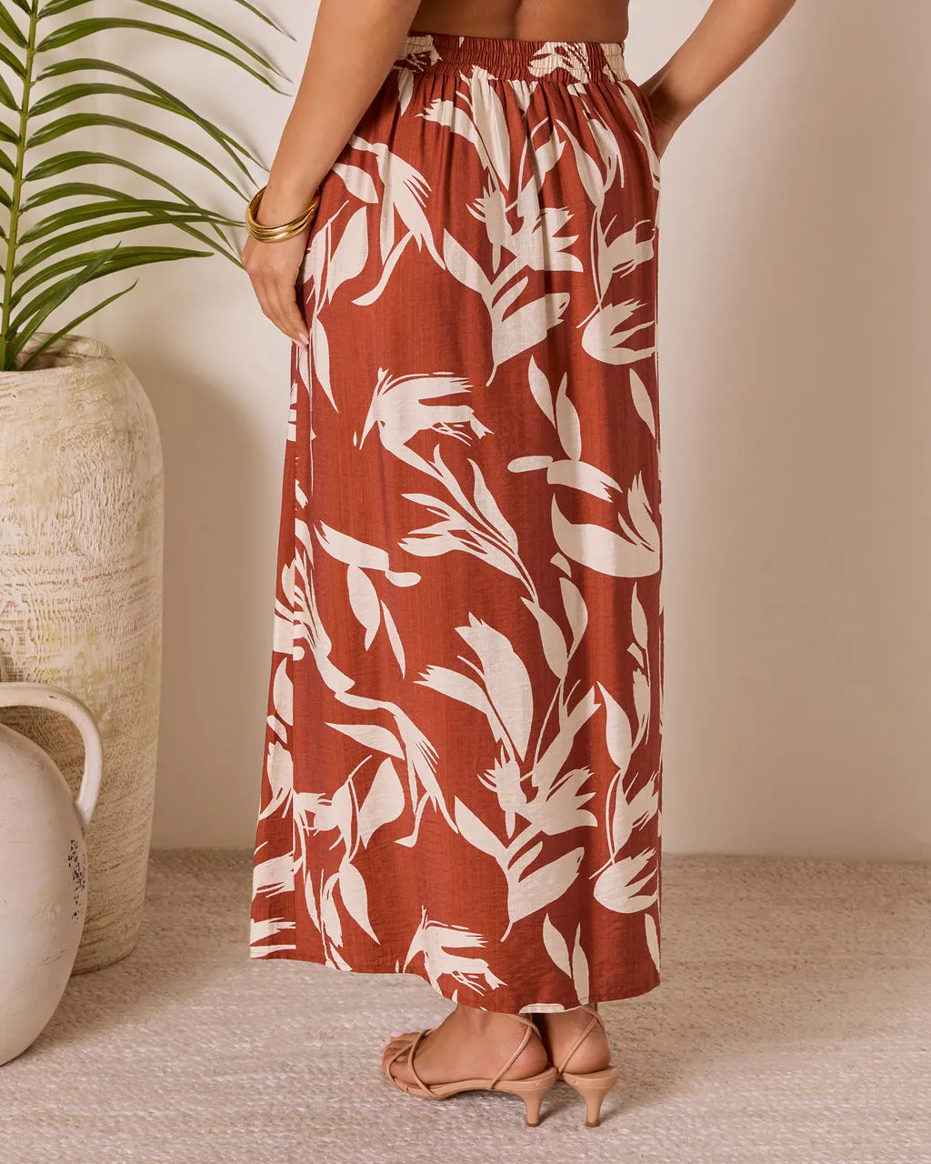 Roslina Tassel Tie Maxi Skirt sold by Vici product image thumbnail 4