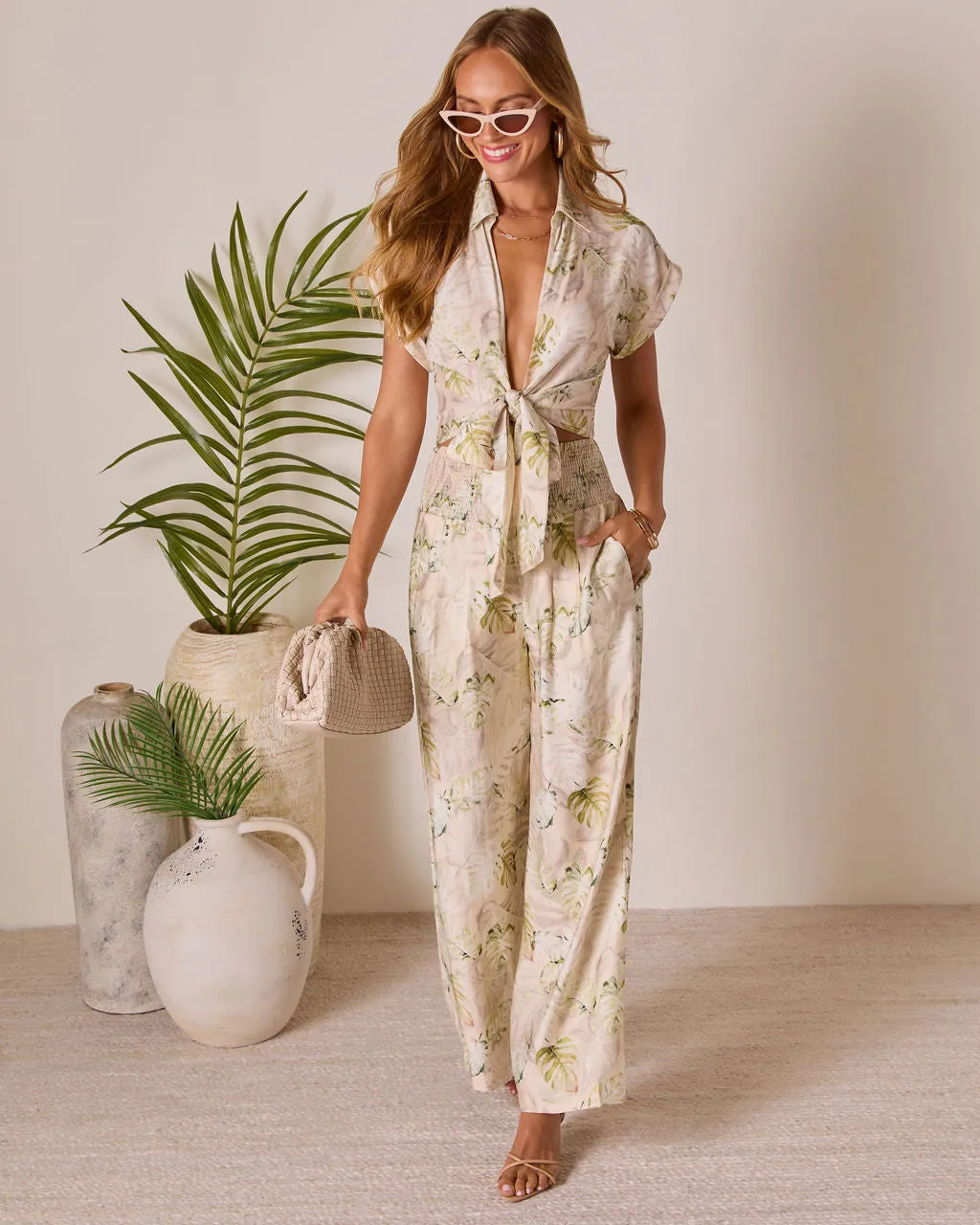 Solla Front Tie Crop Top sold by Vici product image thumbnail 5