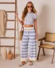 Coastal Ease Short Sleeve Crop Top sold by Vici
