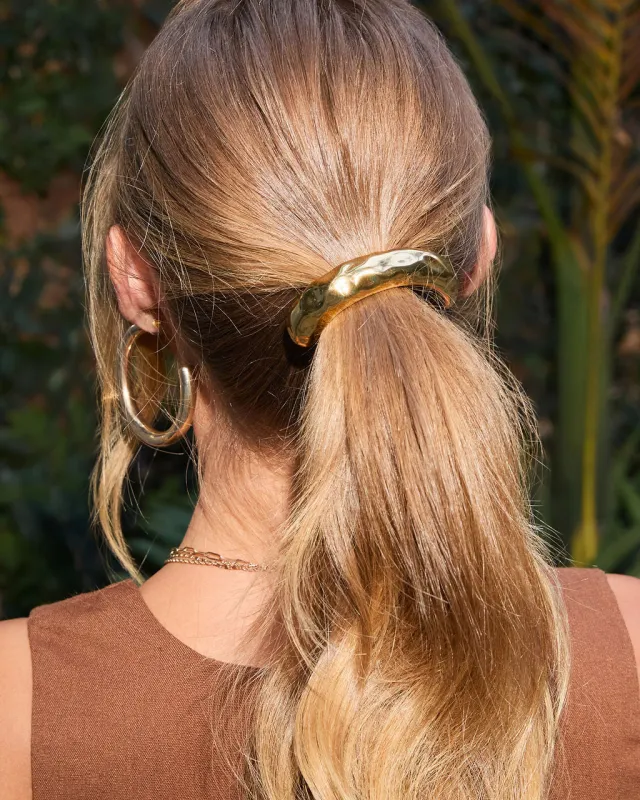 Beach Bronzer Hammered Metal Hair Cuff sold by Vici
