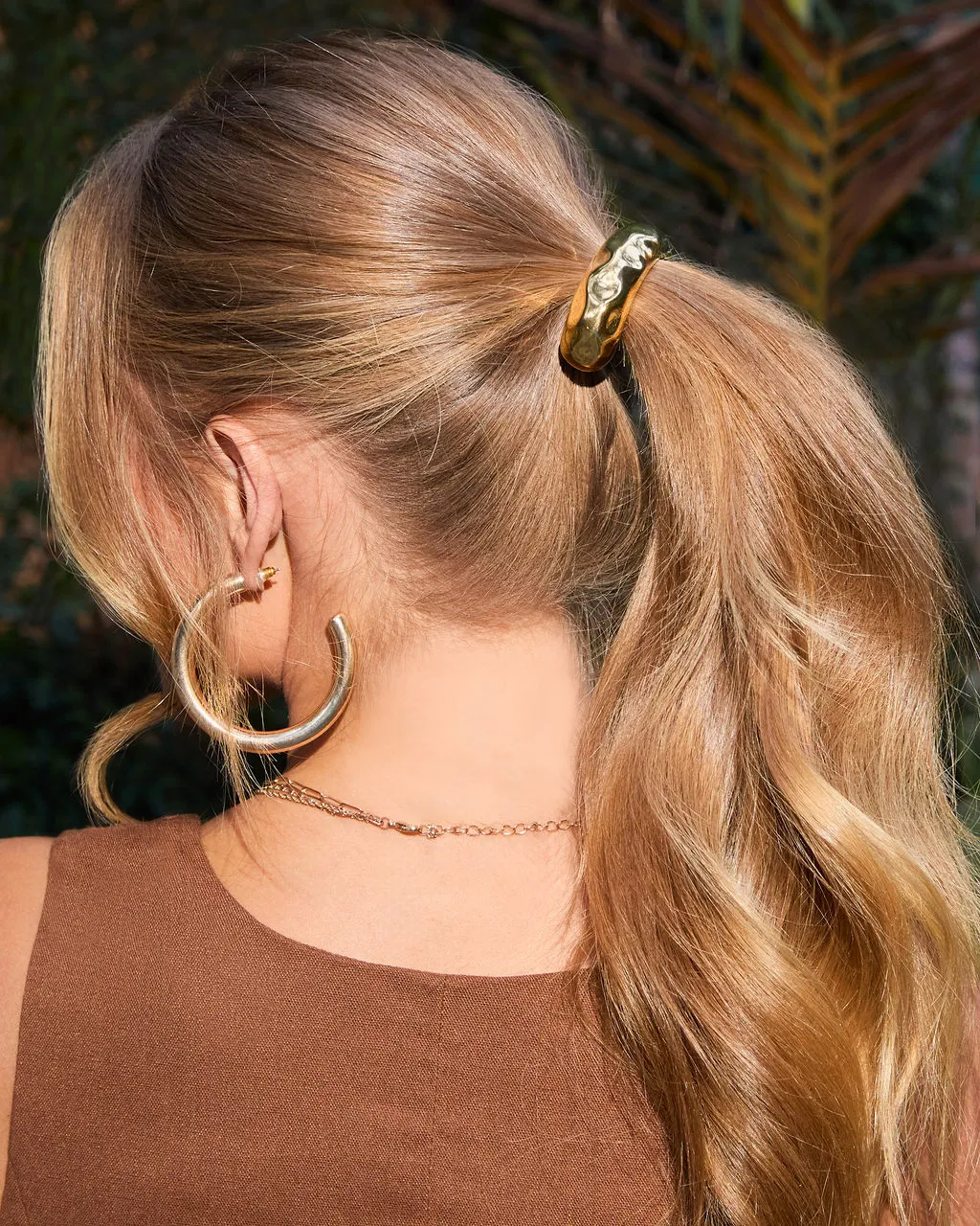 Beach Bronzer Hammered Metal Hair Cuff sold by Vici product image thumbnail 3
