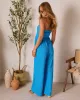 Golden Escape Strapless Jumpsuit sold by Vici