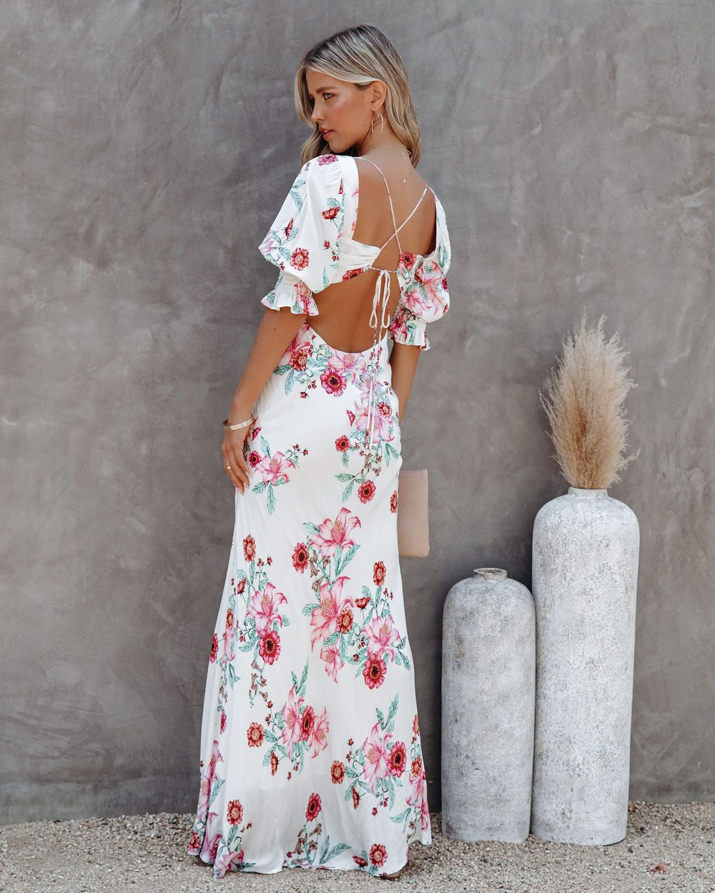 Primrose Path Puff Sleeve Maxi Dress - FINAL SALE sold by Vici product image thumbnail 9