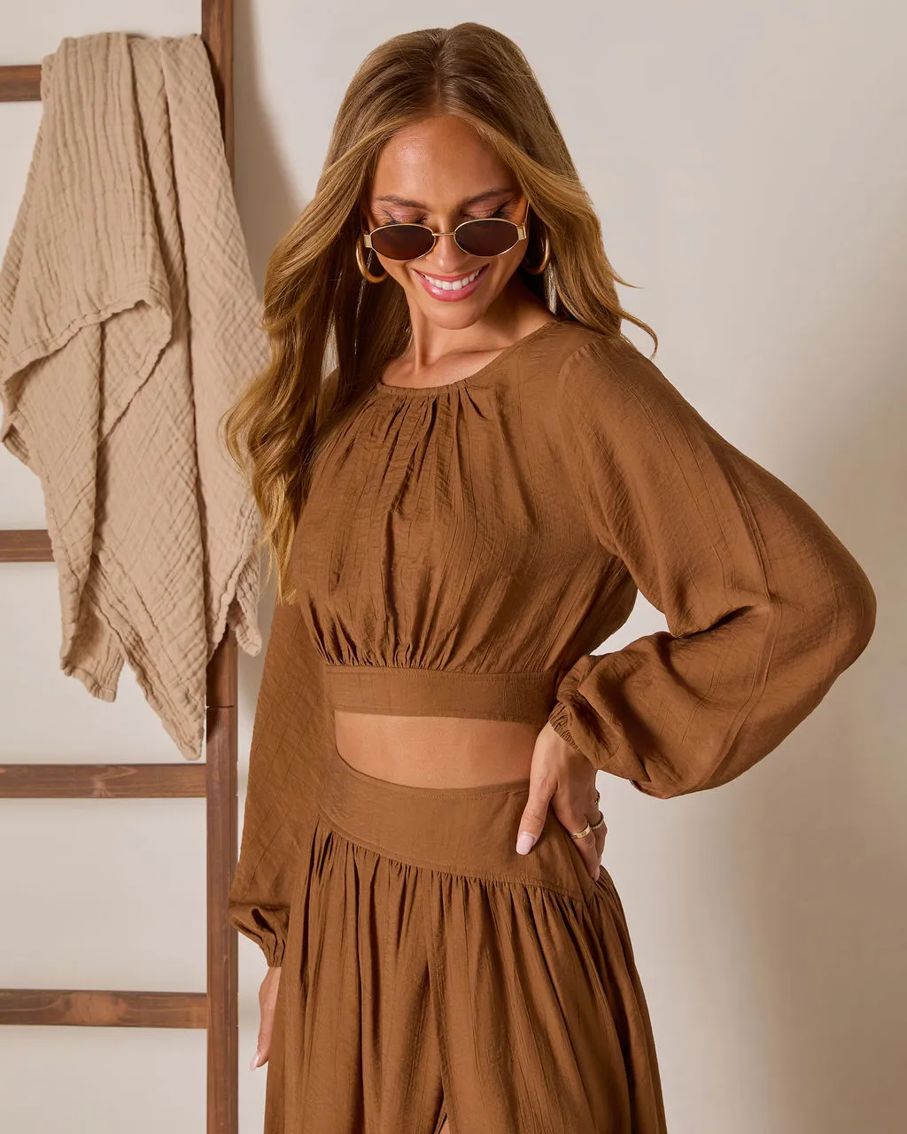 Parcie Pleated Maxi Skirt sold by Vici product image thumbnail 3