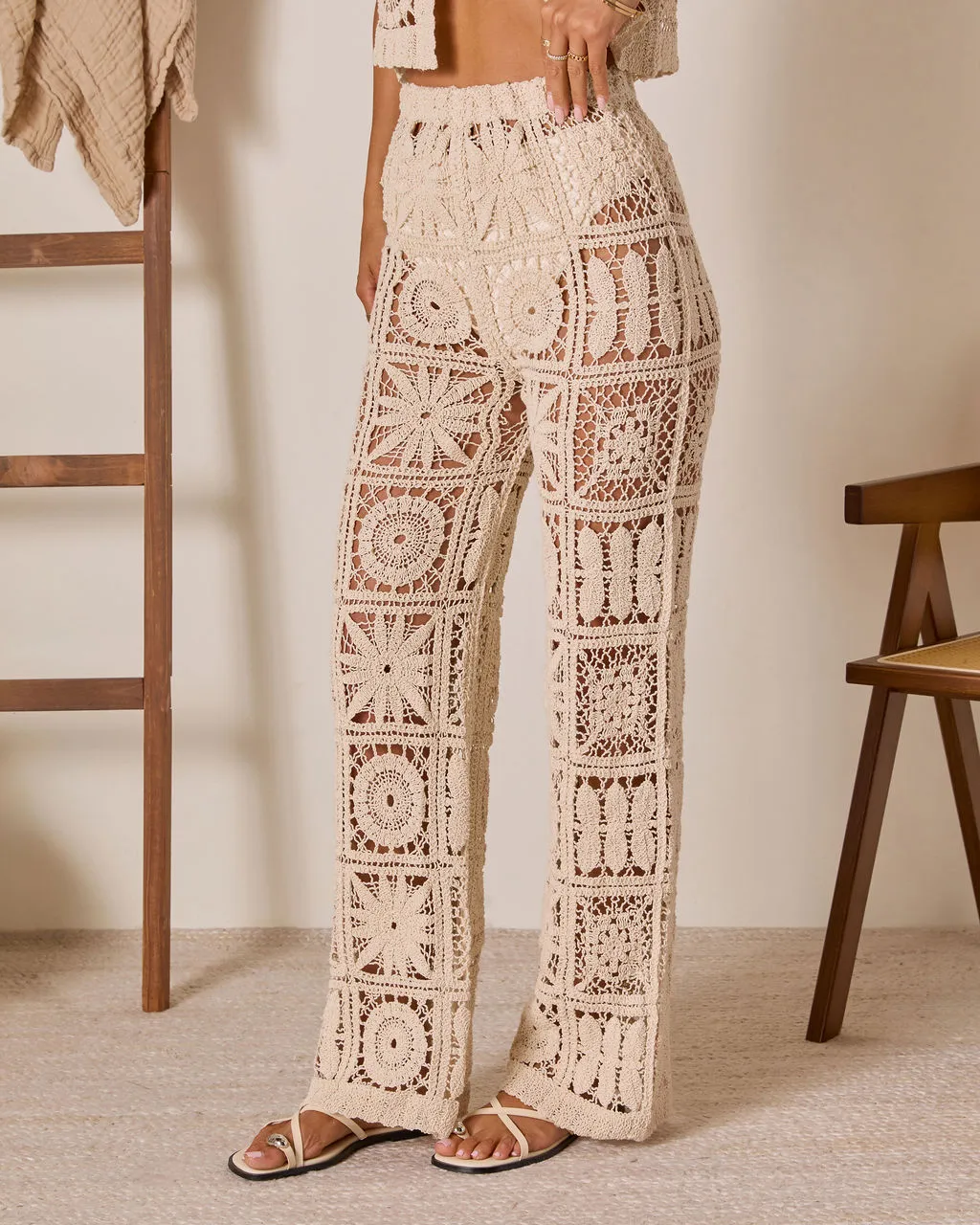 Britlee Crochet Cover Up Pants sold by Vici product image thumbnail 3