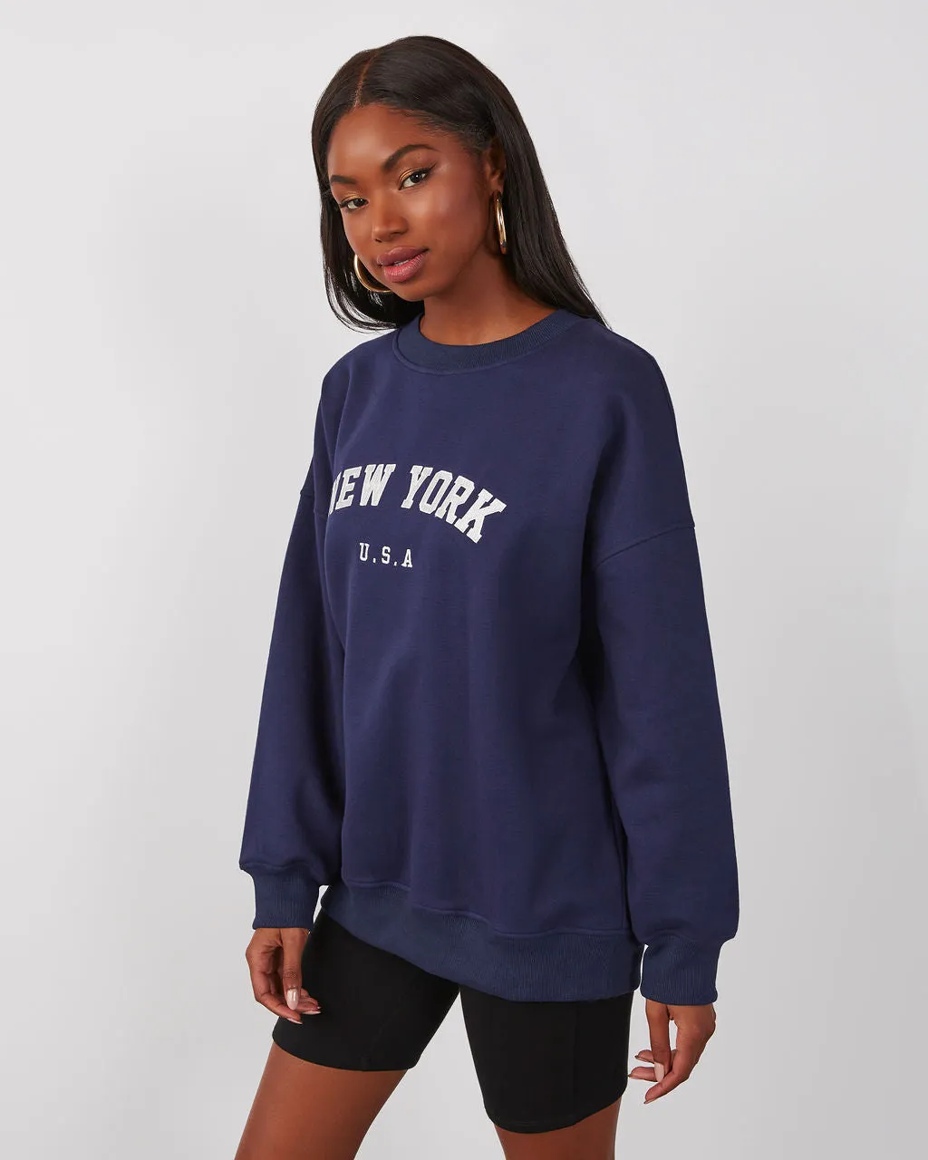 New York Pullover Sweatshirt sold by Vici product image thumbnail 3