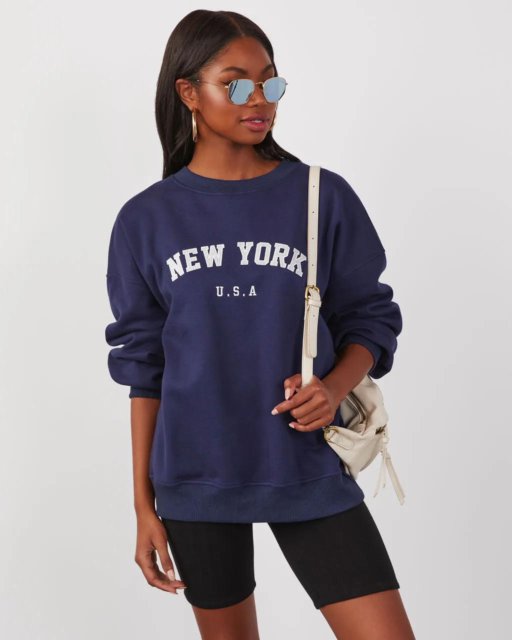 New York Pullover Sweatshirt sold by Vici