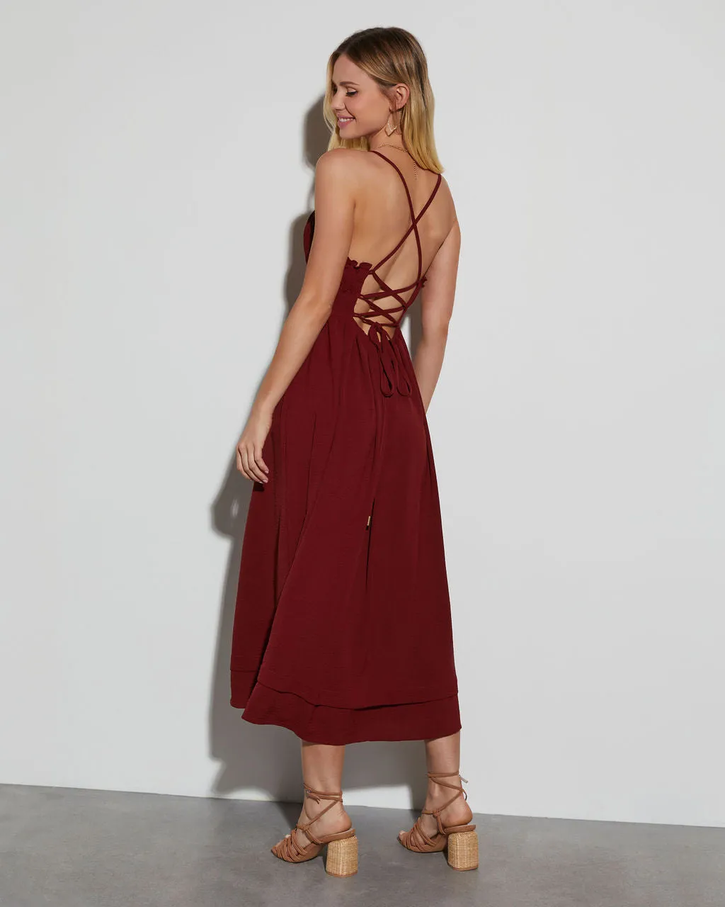 Let's Brunch Sweetheart Midi Dress sold by Vici product image thumbnail 3