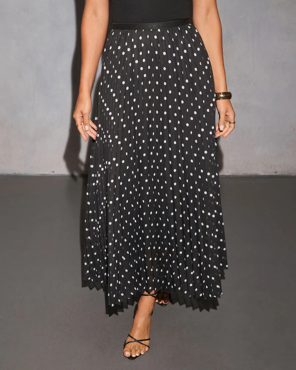 Korrina Polka Dot Midi Skirt sold by Vici product image thumbnail 2