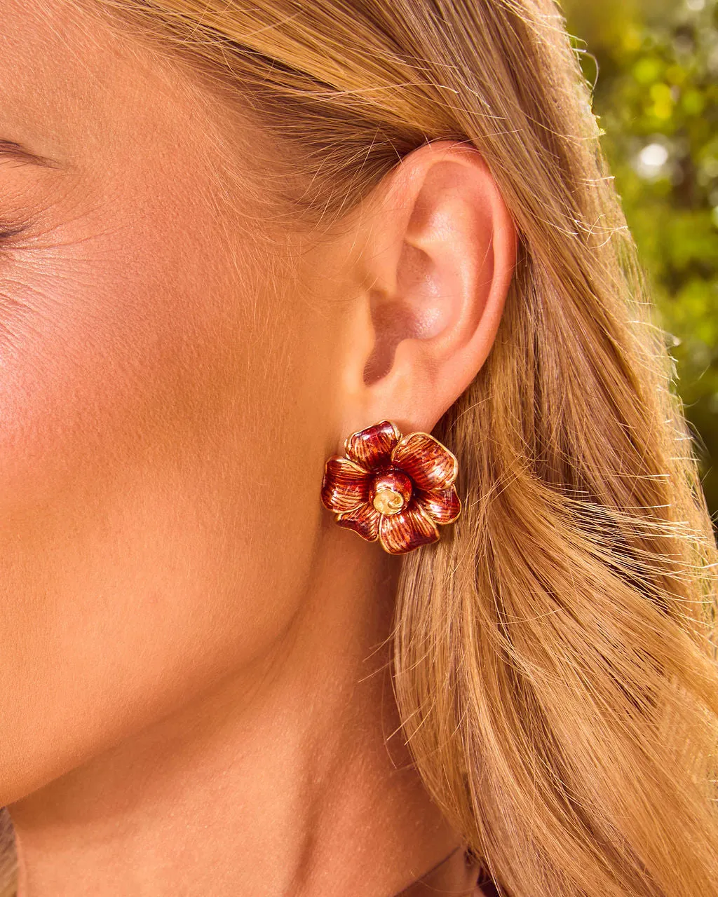 Marris Flower Stud Earrings sold by Vici