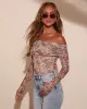 Everlie Off The Shoulder Bodysuit sold by Vici