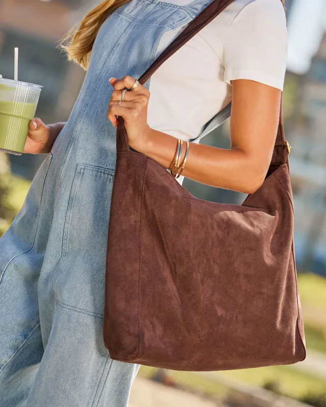 Iana Faux Suede Tote Bag sold by Vici
