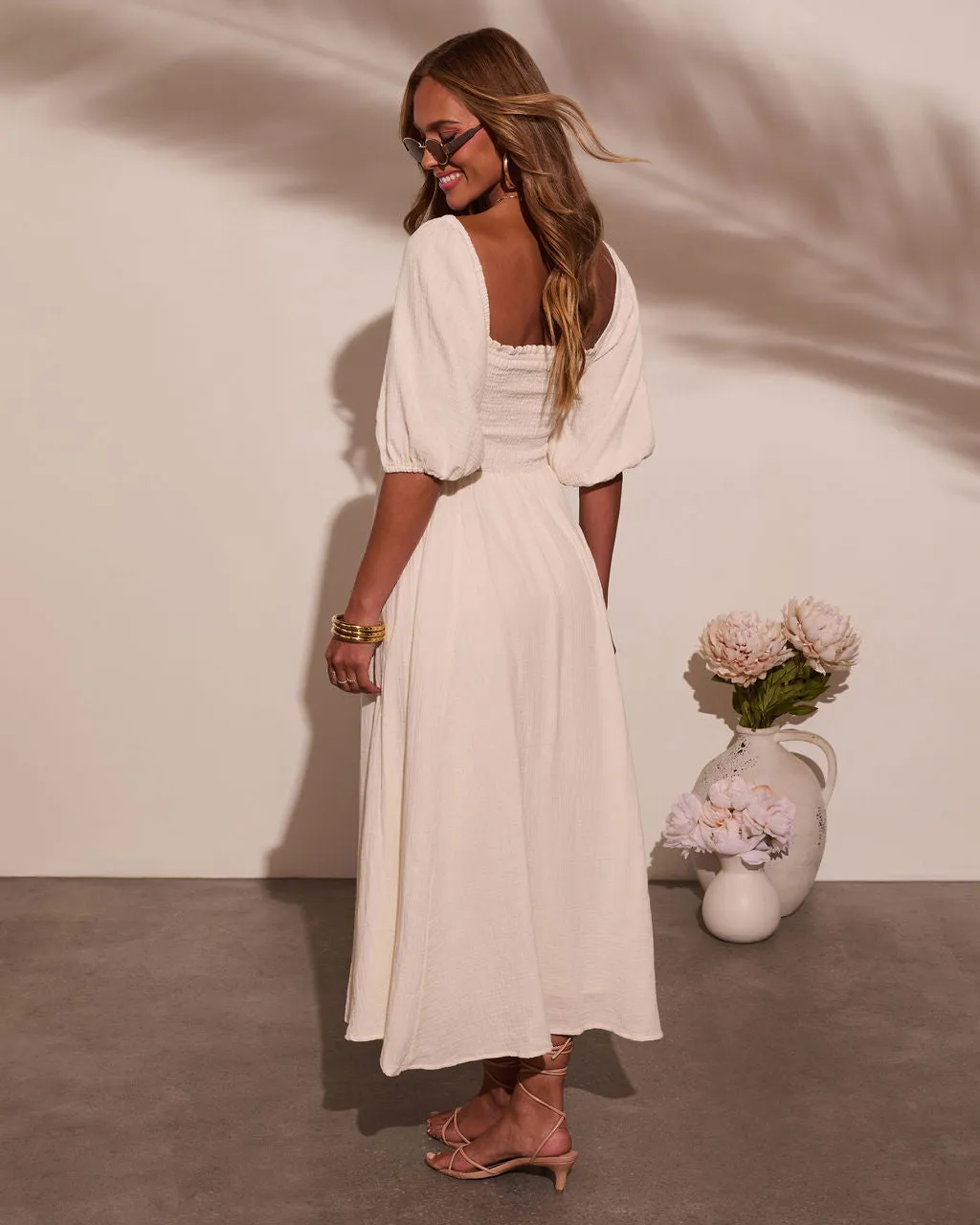 Mystic Dawn Peasant Maxi Dress sold by Vici product image thumbnail 4