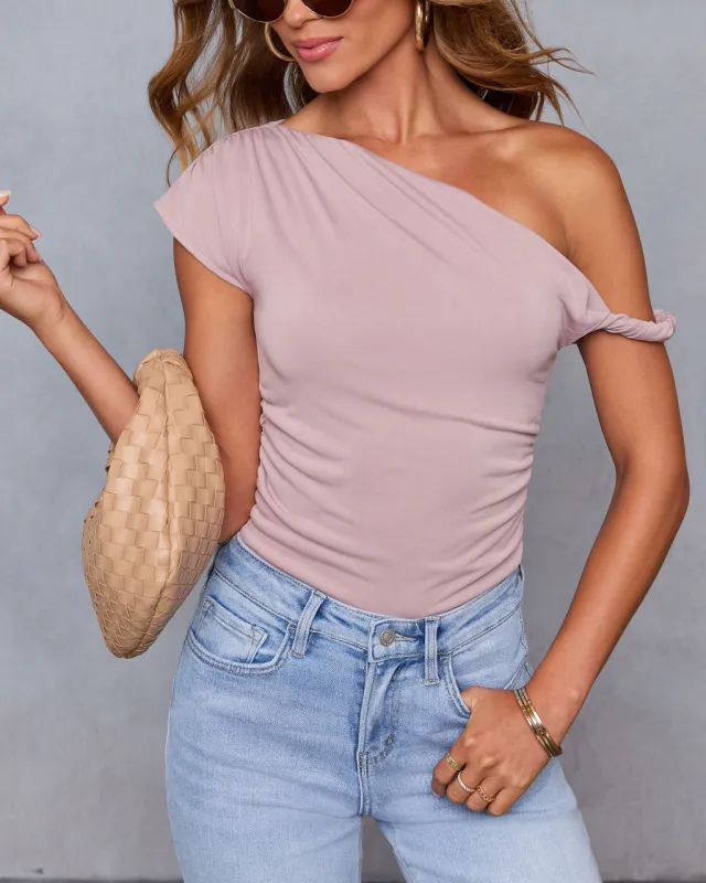 Tyche Twist Off The Shoulder Top sold by Vici