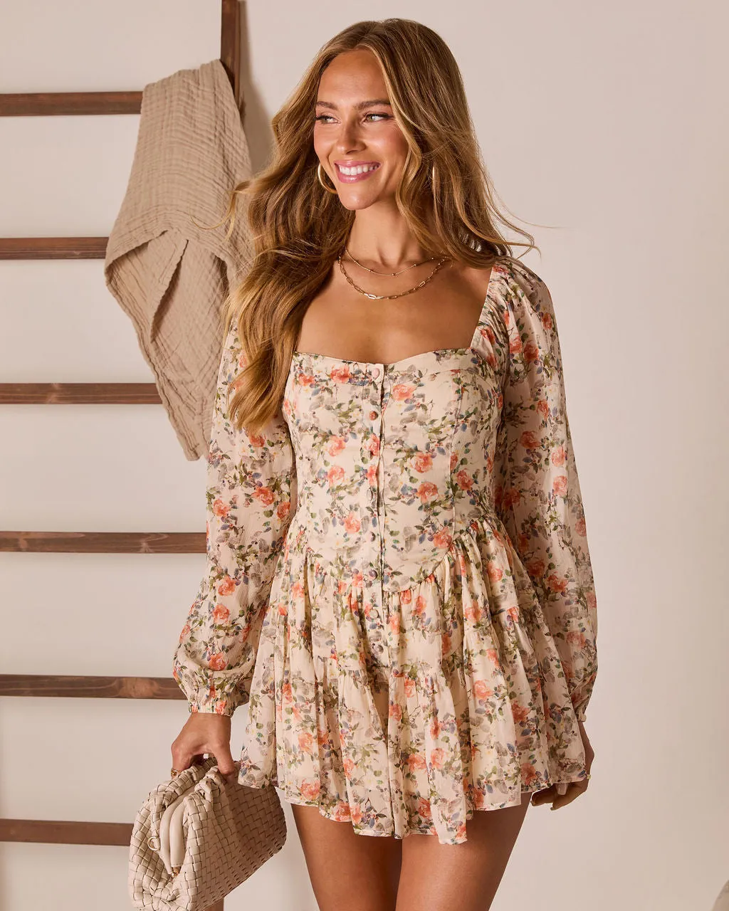 Lendie Fitted Waist Romper sold by Vici product image thumbnail 5