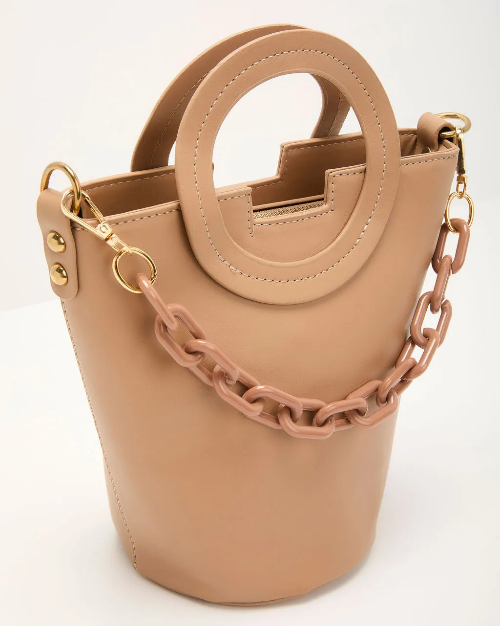Clementie Chain Charm Bucket Bag sold by Vici product image thumbnail 2