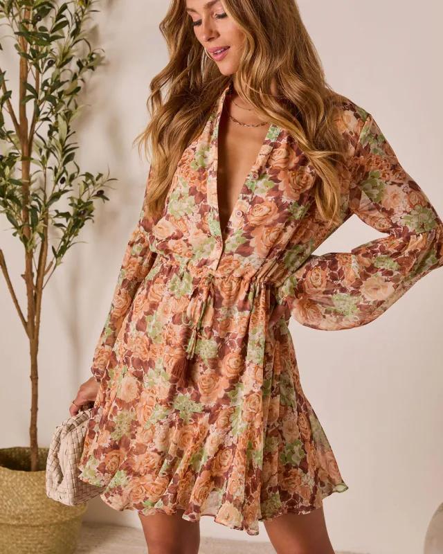 Allenah Drawstring Mini Dress sold by Vici