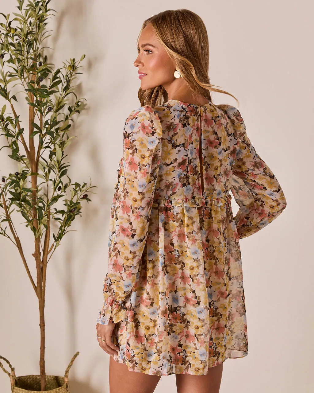 Forever Muse Pleated Mini Dress sold by Vici product image thumbnail 4