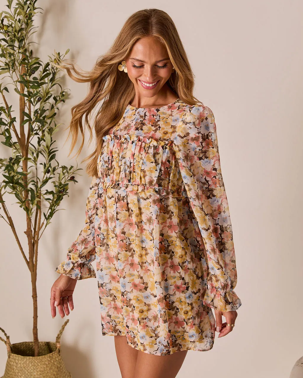 Forever Muse Pleated Mini Dress sold by Vici product image thumbnail 3