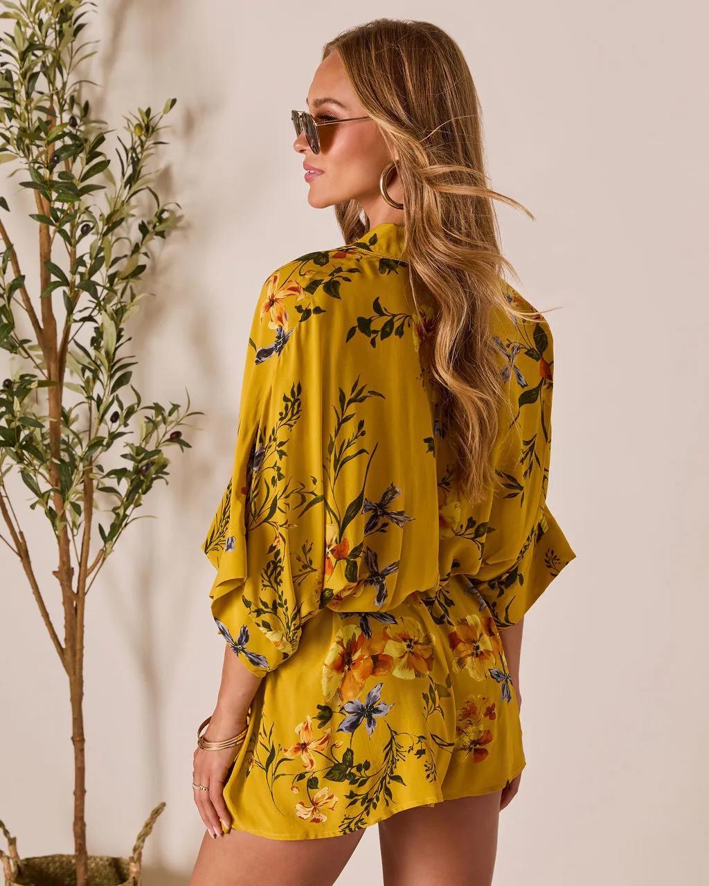 Nakita Waist Tie Romper sold by Vici product image thumbnail 4