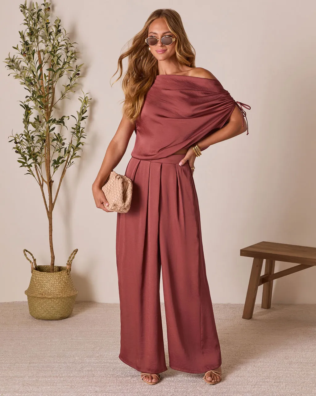 Roselynd Wide Leg Pants sold by Vici product image thumbnail 5