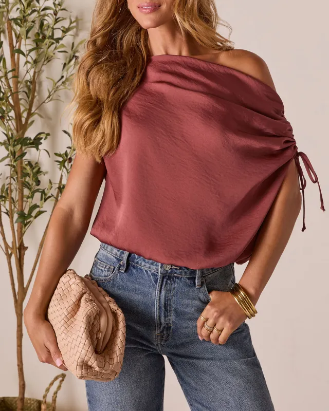 Roselynd Off The Shoulder Top sold by Vici