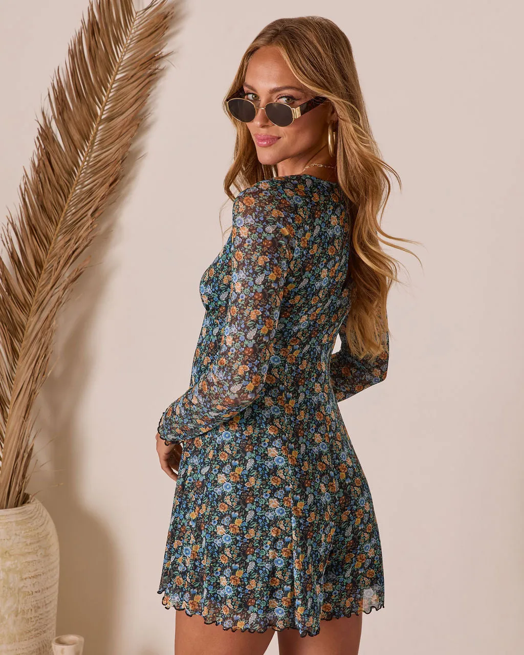 Lailia Mesh V Neck Romper sold by Vici product image thumbnail 4