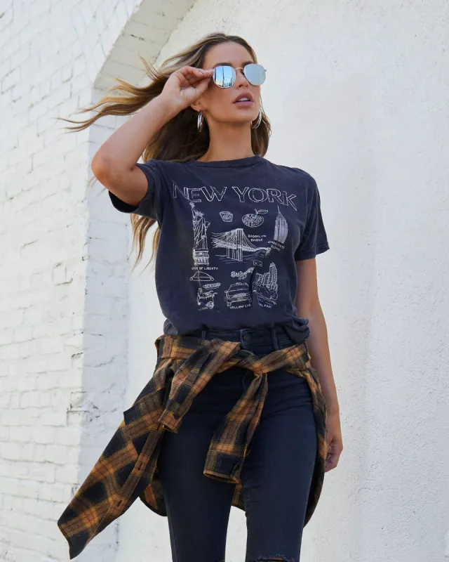 New York Staples Graphic Tee made by Vici