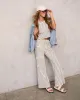 Albion Crop Striped Top sold by Vici
