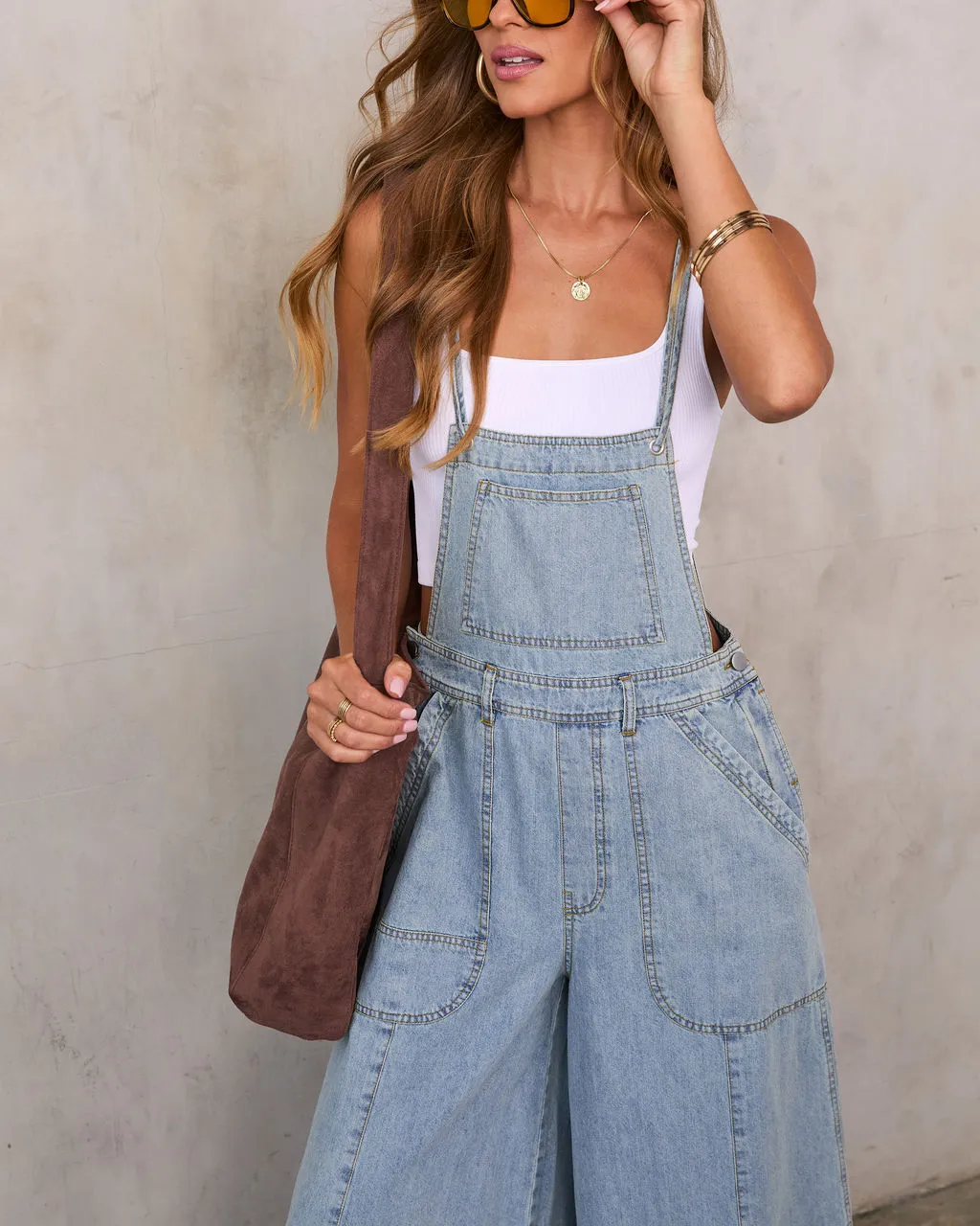 Ziggie Wide Leg Overalls sold by Vici product image thumbnail 2