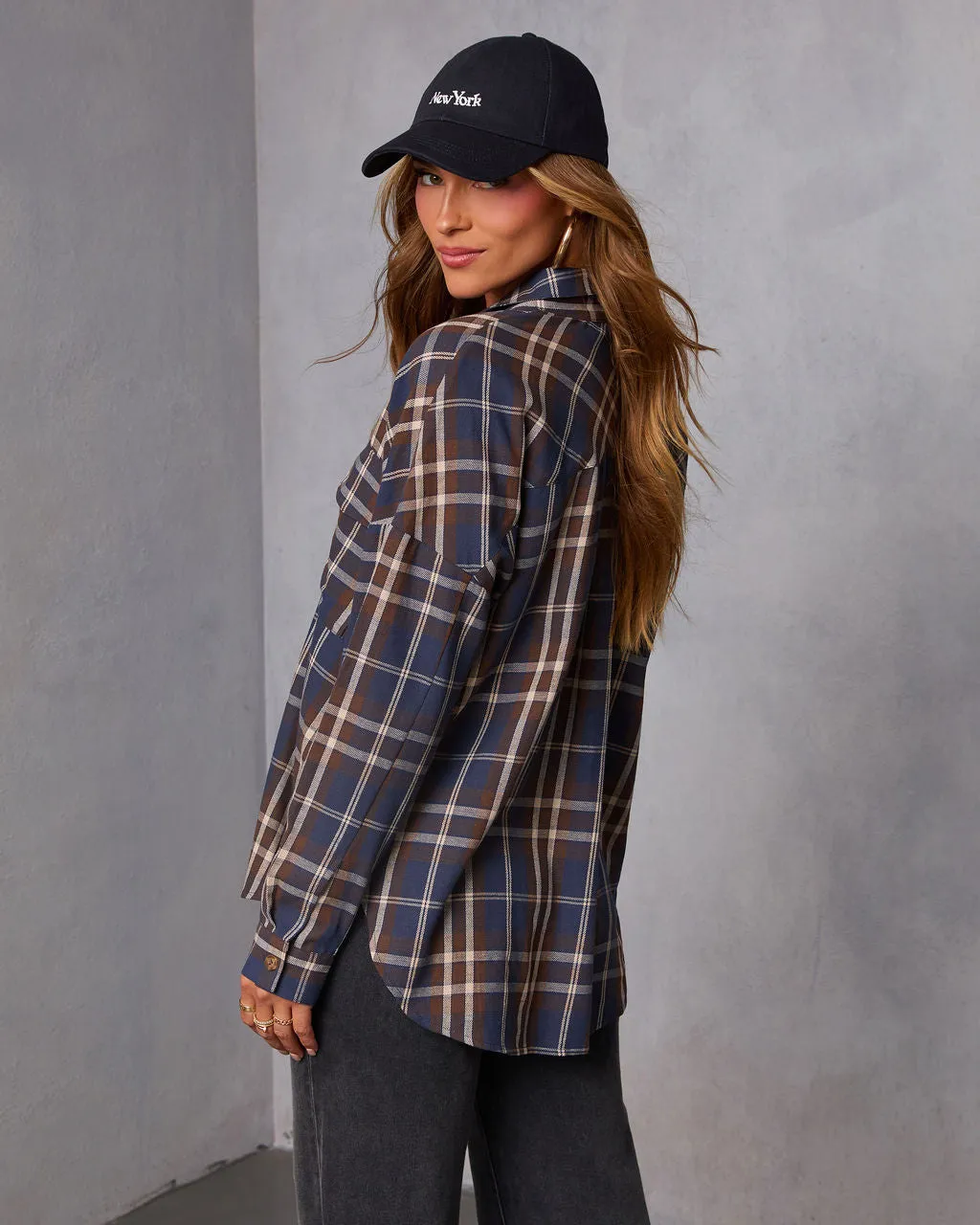 English Ivy Plaid Button Down Top sold by Vici product image thumbnail 4