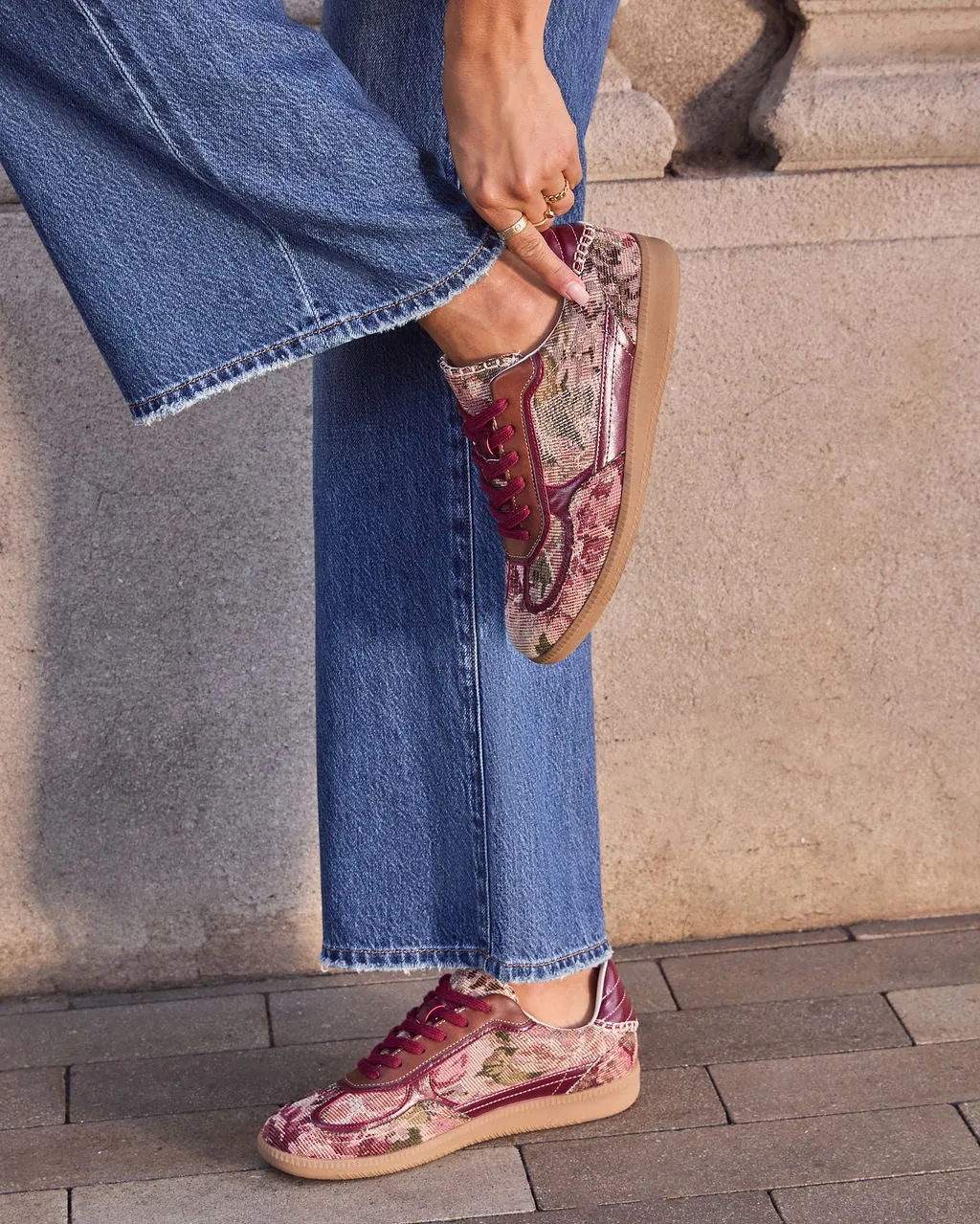Whispers of Fall Tapestry Sneakers sold by Vici product image thumbnail 5
