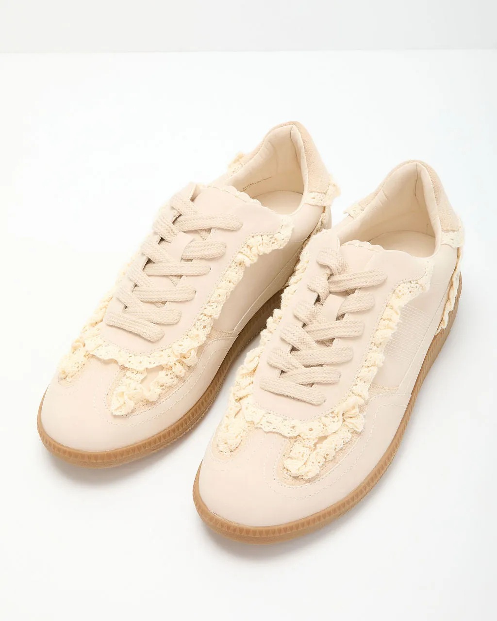 Winslet Lace And Pearl Charm Sneakers sold by Vici product image thumbnail 2