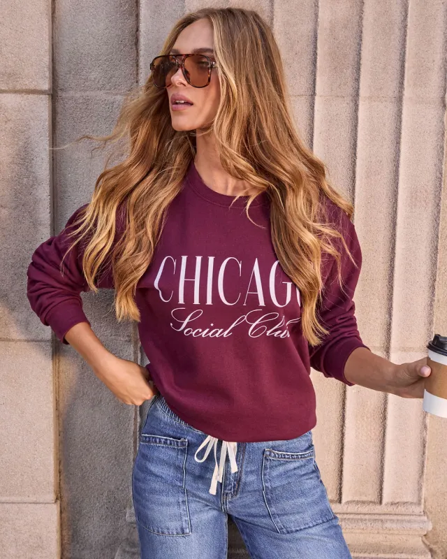 Chicago Social Club Graphic Sweatshirt sold by Vici
