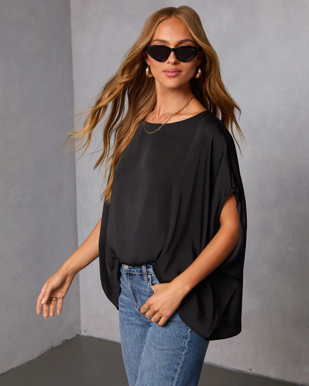 Mallena Slit Sleeve Top sold by Vici product image thumbnail 3