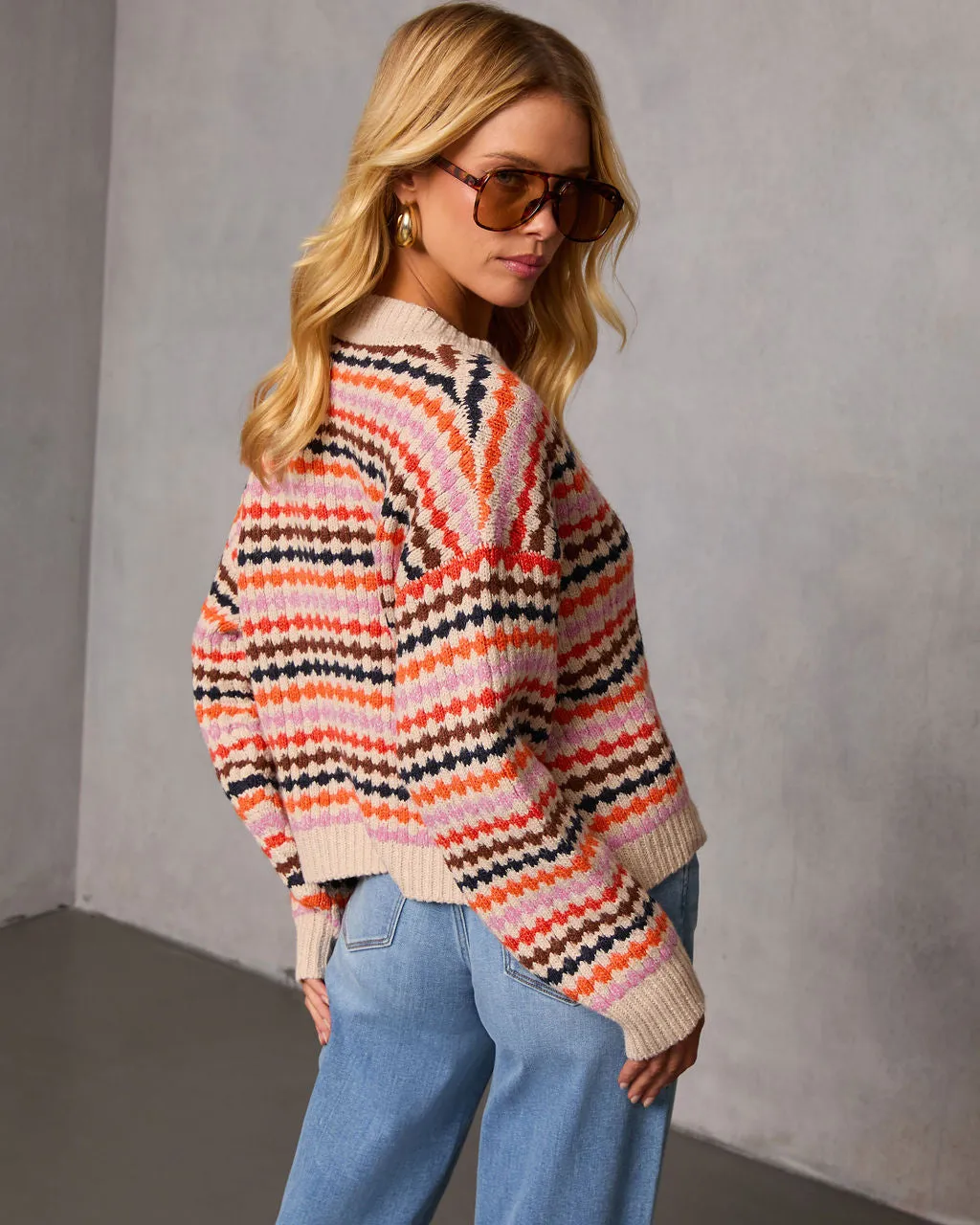 Before the Chill Abstract Cardigan sold by Vici product image thumbnail 4