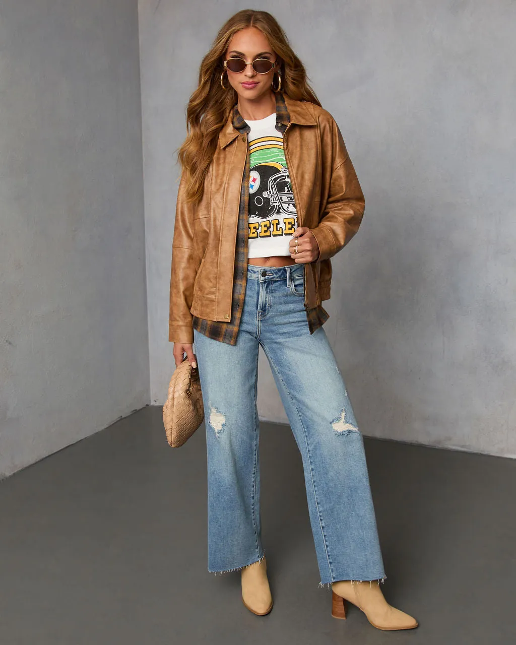 Pittsburgh Steelers Game Day Short Sleeve Graphic Tee sold by Vici product image thumbnail 2