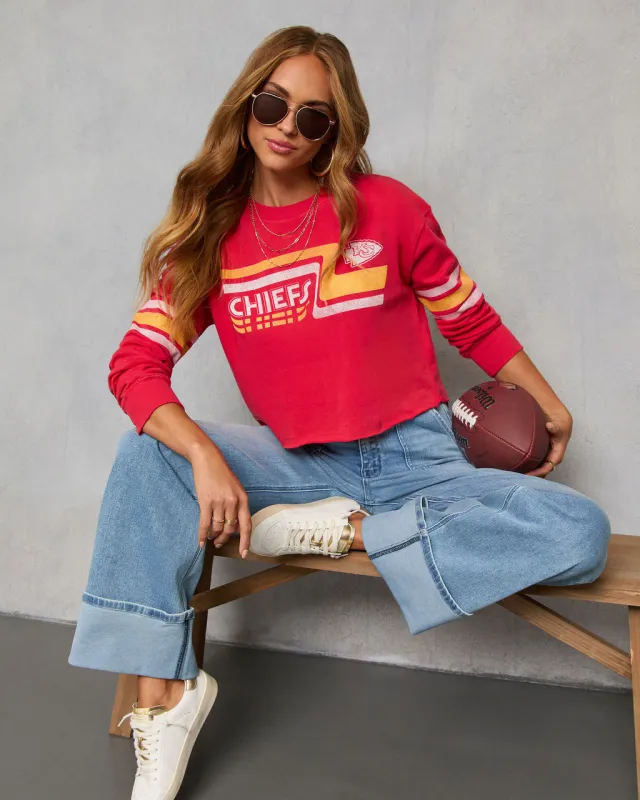Kansas City Chiefs Zone Long Sleeve Graphic Tee sold by Vici